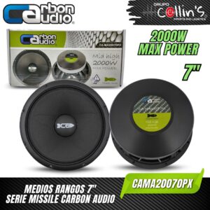 MEDIOS RANGOS 7" SERIE MISSILE CARBON AUDIO CAMA200070PX