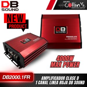AMPLIFICADOR CLASE D LÍNEA ROJA DB SOUND DB2000.1FR