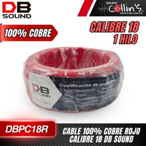 CABLE 100% COBRE CALIBRE 18 DB SOUND DBPC18R