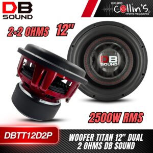 WOOFER TITAN 12" DUAL DB SOUND DBTT12D2P