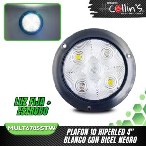 PLAFON 10 HIPERLED 4" BLANCO MULT6785STW