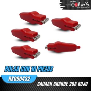 CAIMAN GRANDE 20A ROJO RX090432