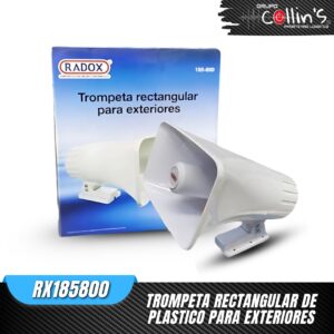 TROMPETA RECTANGULAR DE PLASTICO PARA EXTERIORES RX185800