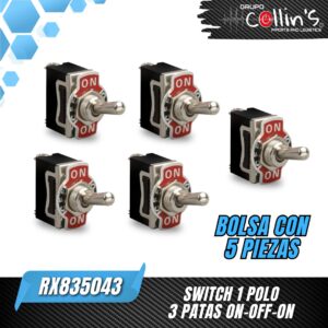 SWITCH 1 POLO 3 PATAS ON-OFF-ON RX835043