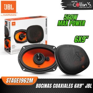 BOCINAS COAXIALES 6X9" JBL STAGE1962M