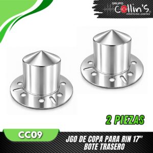 JGO DE COPA PARA RIN 17" BOTE TRASERO CC09