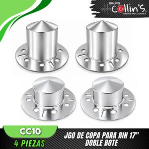 JGO DE COPA PARA RIN 17" DOBLE BOTE CC10