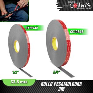 ROLLO PEGAMOLDURA 3M CK106AR