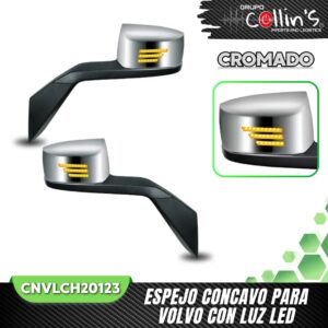 ESPEJO CONCAVO PARA VOLVO CON LUZ LED CNVLCH20123