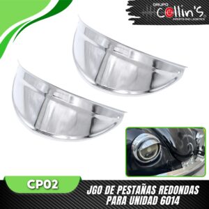 JGO DE PESTAÑAS REDONDAS PARA UNIDAD 6014 CP02