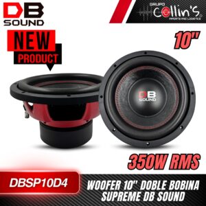 WOOFER 10" DOBLE BOBINA SUPREME DB SOUND DBSP10D4