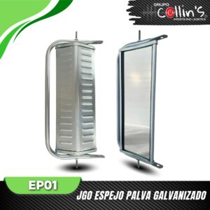 JGO ESPEJO PALVA GALVANIZADO EP01