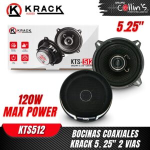 BOCINAS COAXIALES 5.25" KRACK KTS512