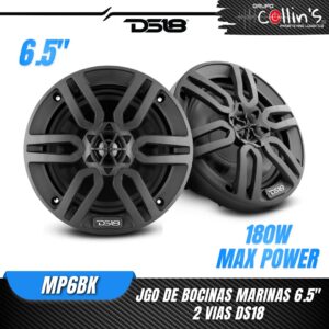 JGO DE BOCINAS MARINAS 6.5" DS18 MP6BK