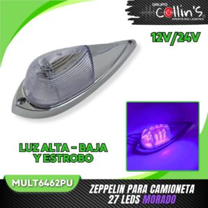 ZEPPELIN PARA CAMIONETA 27 LEDS MULT6462PU