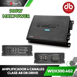 AMPLIFICADOR CLASE AB DB DRIVE WDX30.4G2