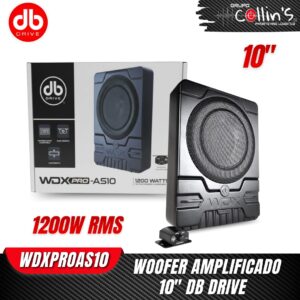 WOOFER AMPLIFICADO 10" DB DRIVE WDXPROAS10