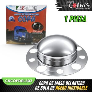 COPA DE MASA DELANTERA DE BOLA DE ACERO INOXIDABLE CNCOPDEL503