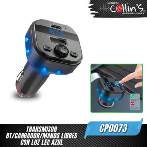 TRANSMISOR CON LUZ LED AZUL CP0073