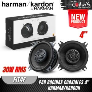 PAR BOCINAS COAXIALES 4" HARMAN/KARDON FIT4F