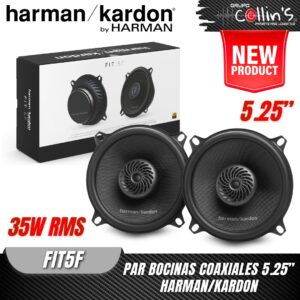 PAR BOCINAS COAXIALES 5.25" HARMAN/KARDON FIT5F