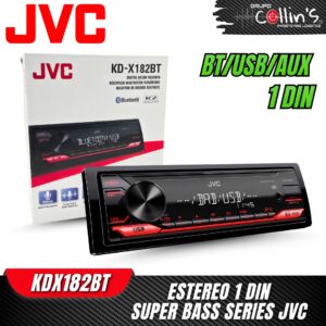 ESTEREO 1 DIN SUPER BASS SERIES JVC KDX182BT