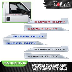 MOLDURA SUPERIOR PARA PUERTA SUPER DUTY 98-14 MOLDPUDUTY98