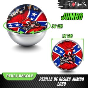 PERILLA DE RESINA JUMBO LOBO PEREJUMBOLB