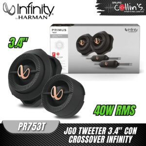 JGO TWEETER 3.4" CON CROSSOVER INFINITY PR753T