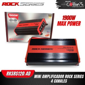 MINI AMPLIFICADOR ROCK SERIES RKSRS120.4D