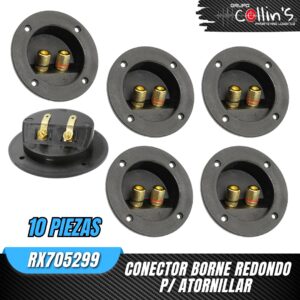 CONECTOR BORNE REDONDO P/ATORNILLAR RX705299