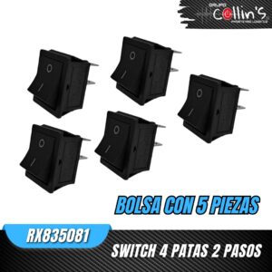SWITCH 4 PATAS 2 PASOS RX835081