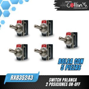 SWITCH PALANCA 2 POSICIONES ON-OFF RX835243