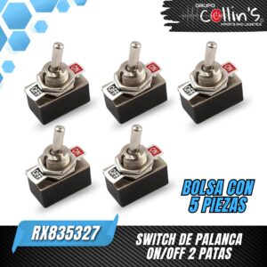 SWITCH BOTON ROJO PUSH REDONDO RADOX RX835327