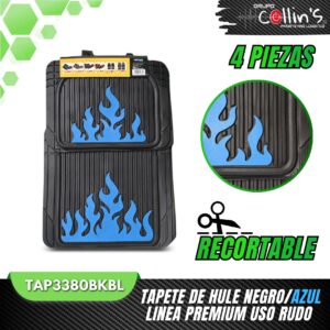 TAPETE DE HULE LINEA PREMIUM USO RUDO TAP3380BK